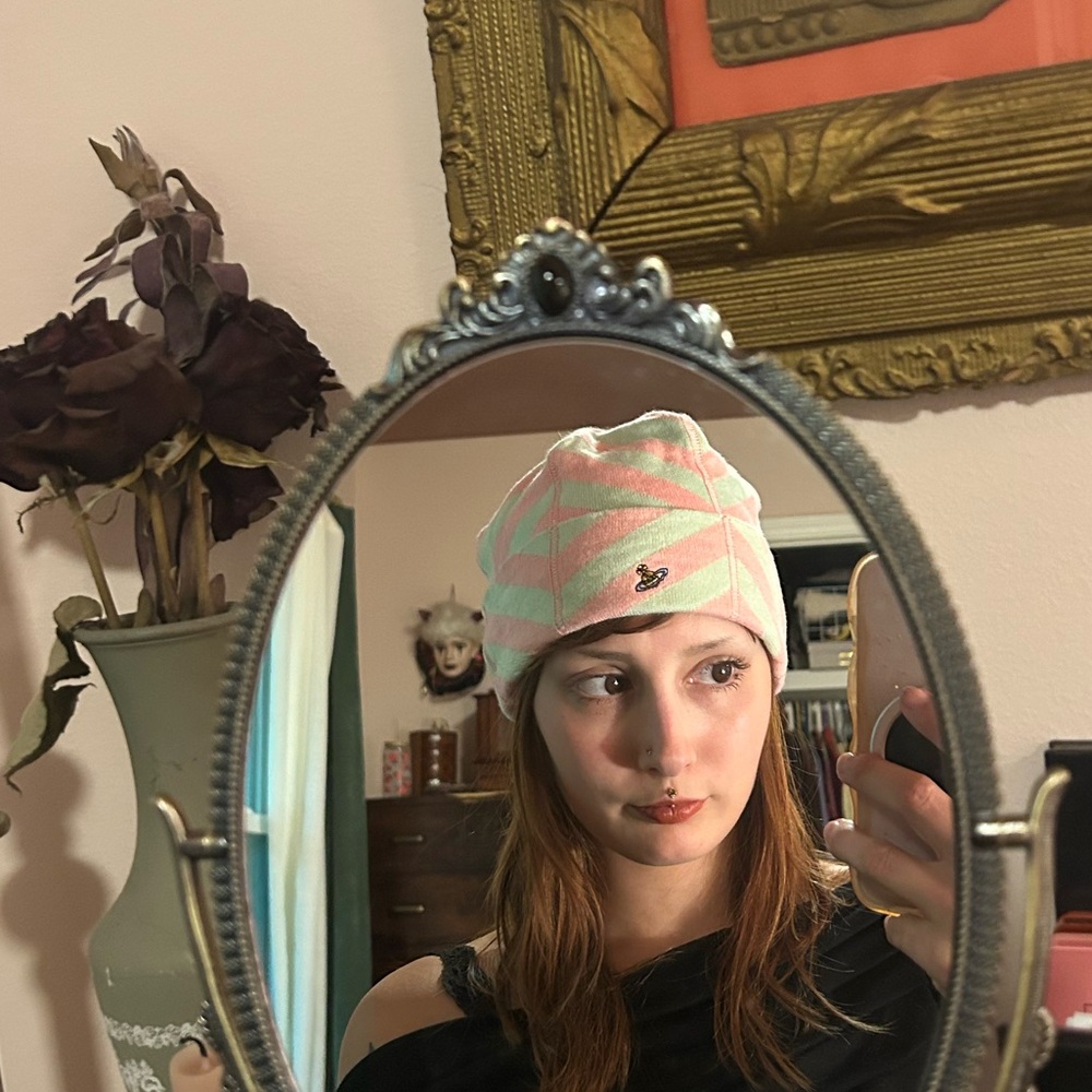 Vivienne Westwood knit beanie hat